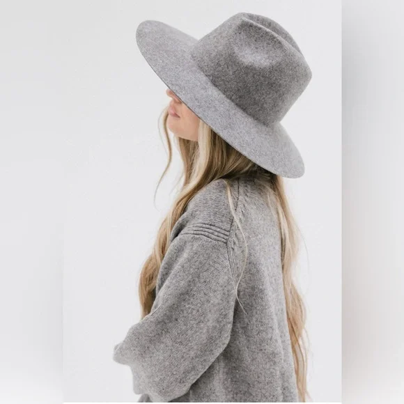 NWOT Women’s Gigi PIP Scottie Hat in Grey 100% Wool Size 55/XS - Picture 13 of 13